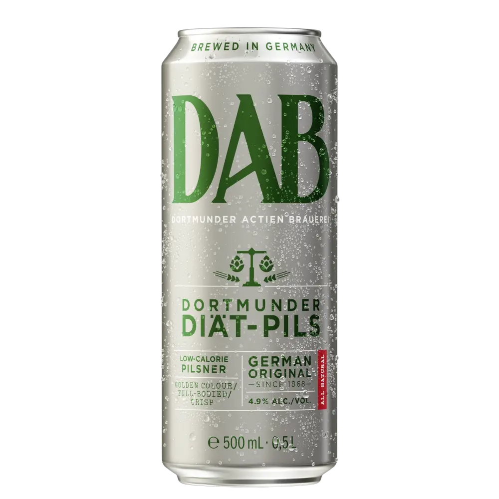A can of Dortmunder Diät-Pils from the DAB brewery – to the product detail page